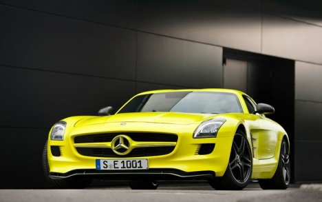 Mercedes SLS AMG E-CELL prototype